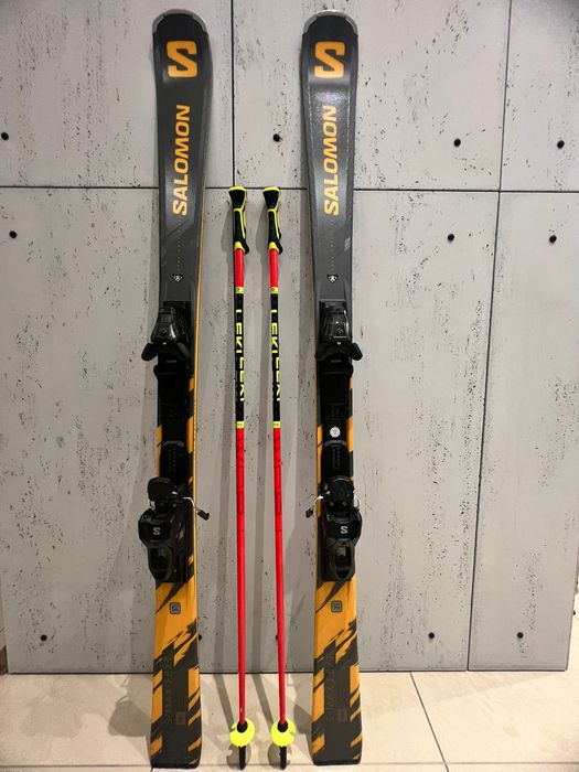 Narty Salomon S/Max F8XT 156 + Buty + Kask i Gogle