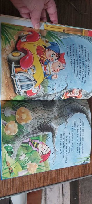 Livro Capa Dura "O Misterio das Bicicletas Roubadas" do Noddy (Novo)