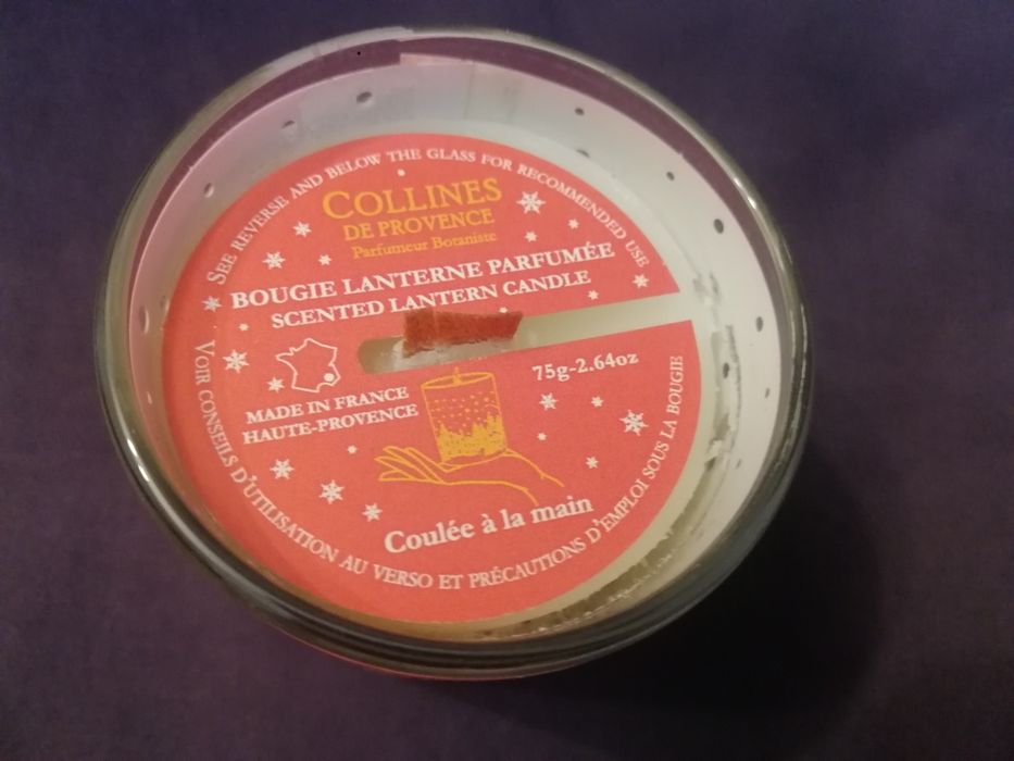 Ароматична свічка Карамельний Льодяник 75 г, Collines de Provence