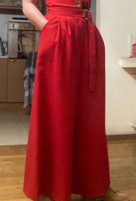 Штани-спідниця широкі