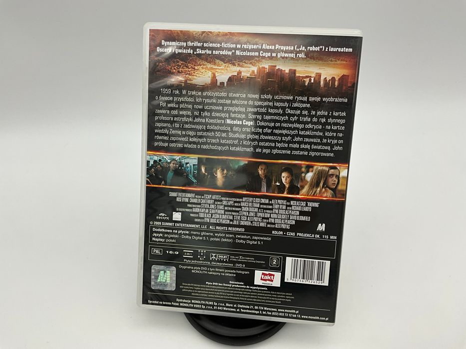 Zapowiedź DVD, Knowing, Thriller/Science-fiction 2009, Nicolas Cage