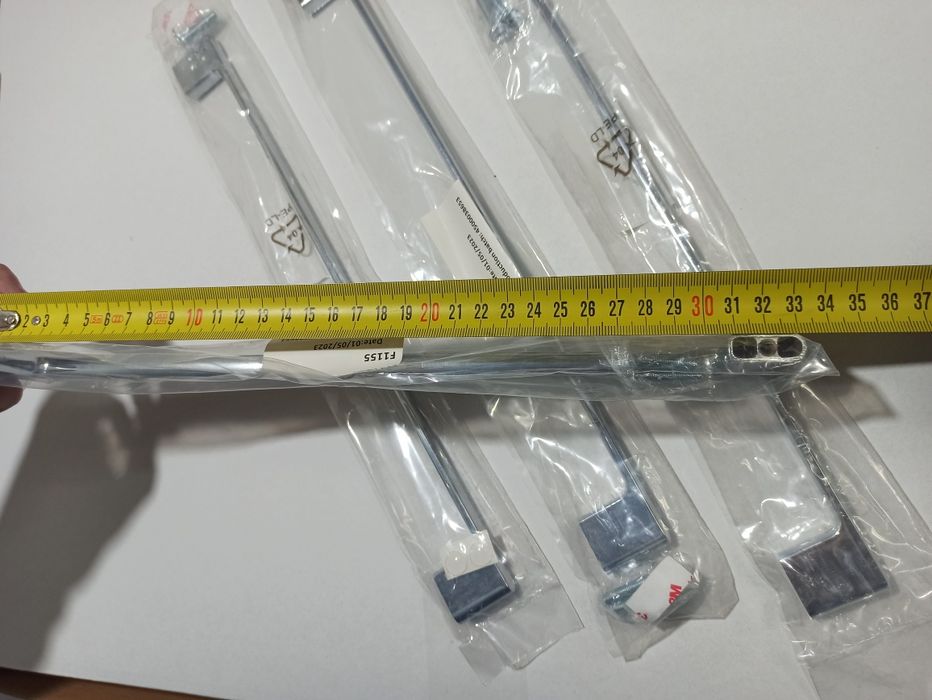 Uchwyty meblowe srebrny 34,3cm 4szt