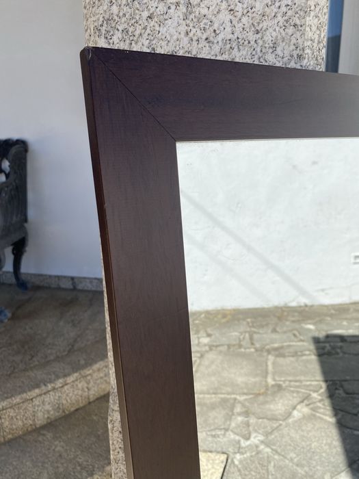 Espelho de Parede – Moldura Castanha