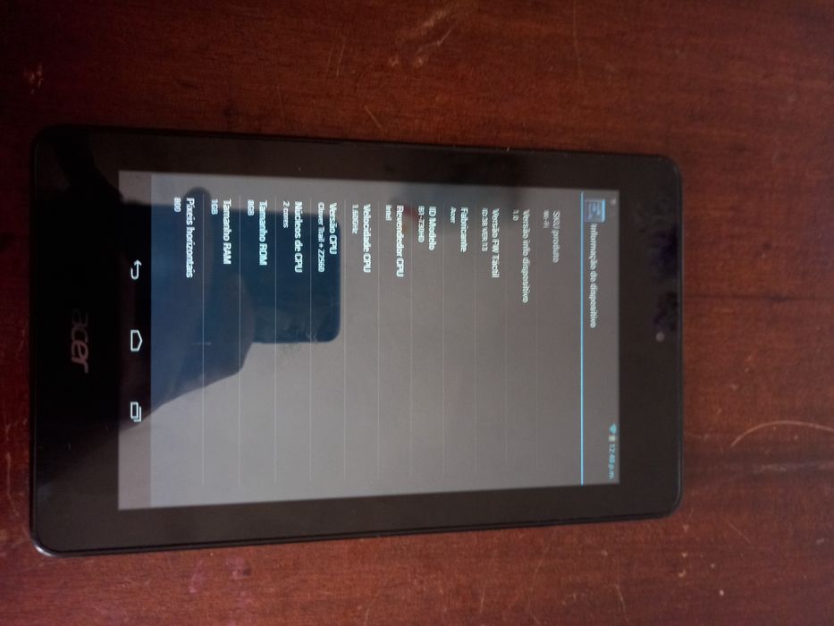 Vendo tablet Acer b1-730HD