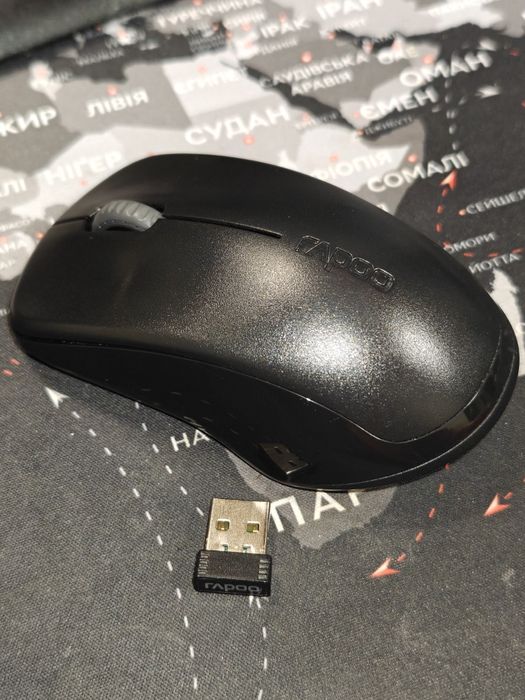 Миша бездротова Rapoo 1620 Wireless Black