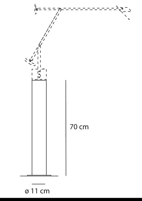 Base Artemide Tizio Supporto Terra