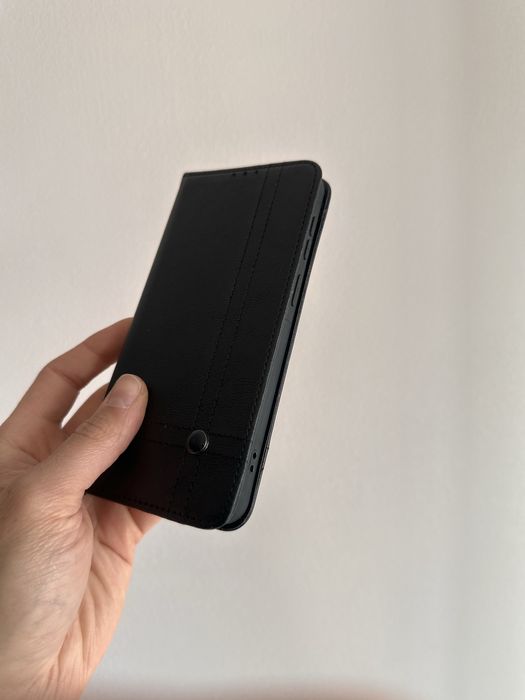 Etui z klapką zamykane czarne do SAMSUNG GALAXY A57