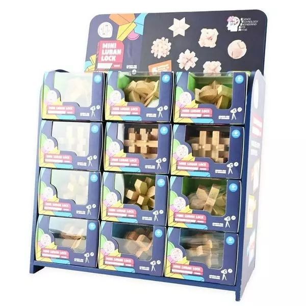 Puzzle drewniane IQ łamigłówki MIX. Robe. Nowy Produkt