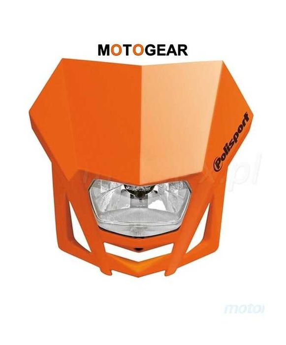 NOWY!!! Reflektor lampa POLISPORT LMX homologacja H4 cross enduro