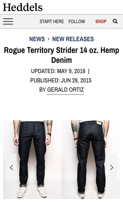 Джинсы Rogue Territory RGT selvedge selvage селвидж RARE!