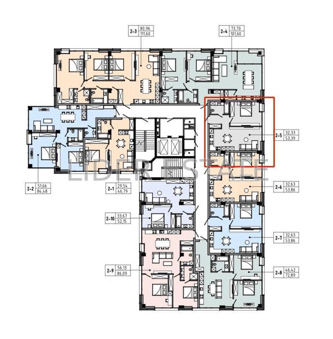 2-кімнатна квартира за адресою Слов`янська наб. (площа 72,9 м²) - Atlanta.ua - фото 4