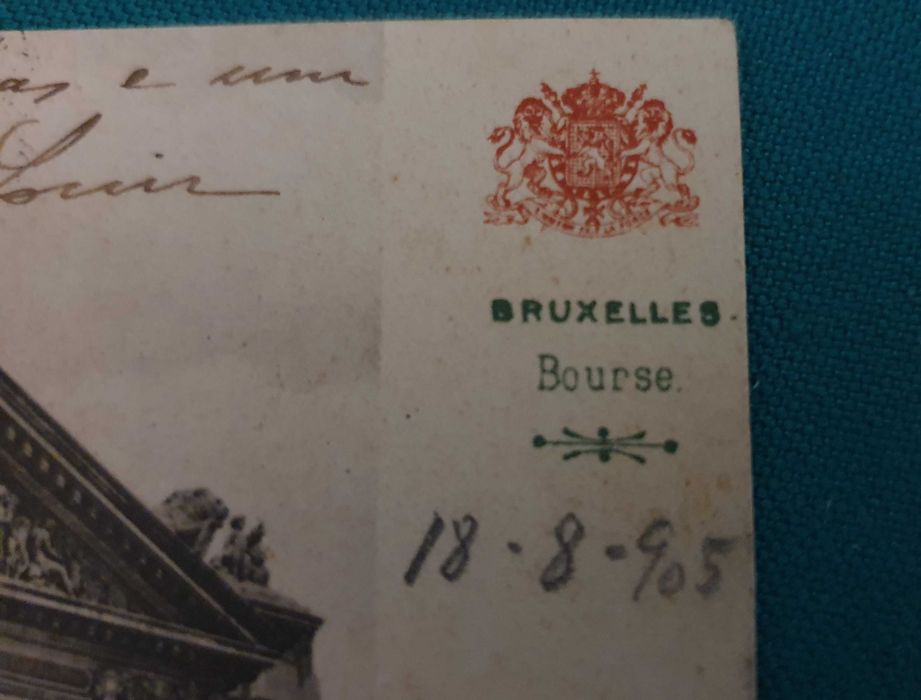 2 Postais antigos - BRUXELAS / Bélgica - 1905 e 1920