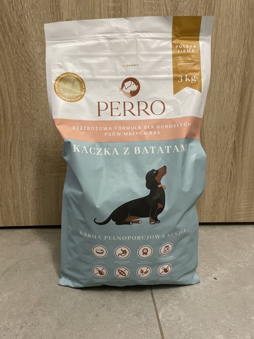 Karma sucha dla psa perro kaczka z batatami 2 x 3 kg