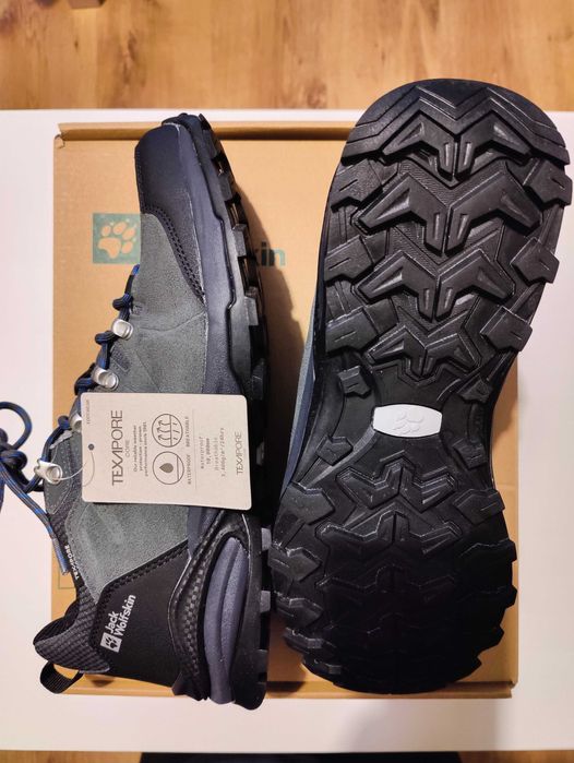 JACK WOLFSKIN Refugio Texapore -trekkingowe-SKÓRA-membrana-NOWE-44