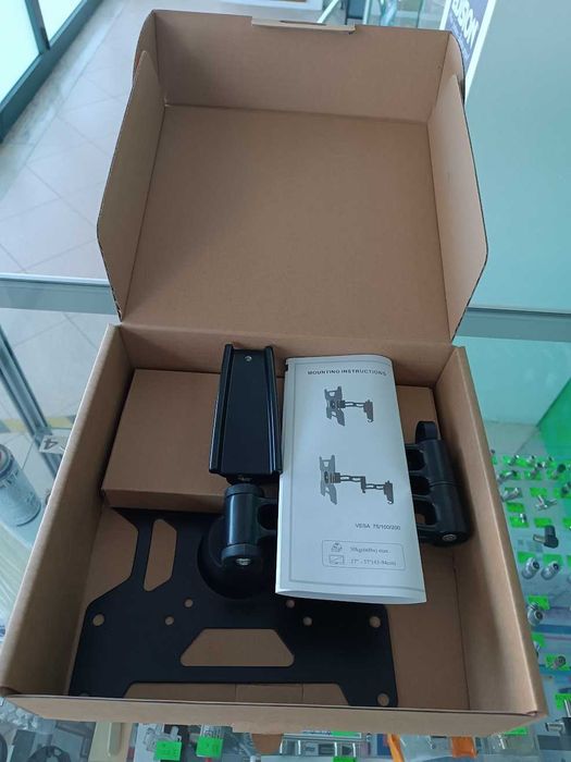 Suportes LCD Preto – 2 Braços – Até 30Kg – IDEALSAT SV0171 e SV0166