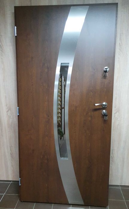 Drzwi zewnętrzne GRUBE 72mm model "LUNA" PRODUKT POLSKI szybka DOSTAWA