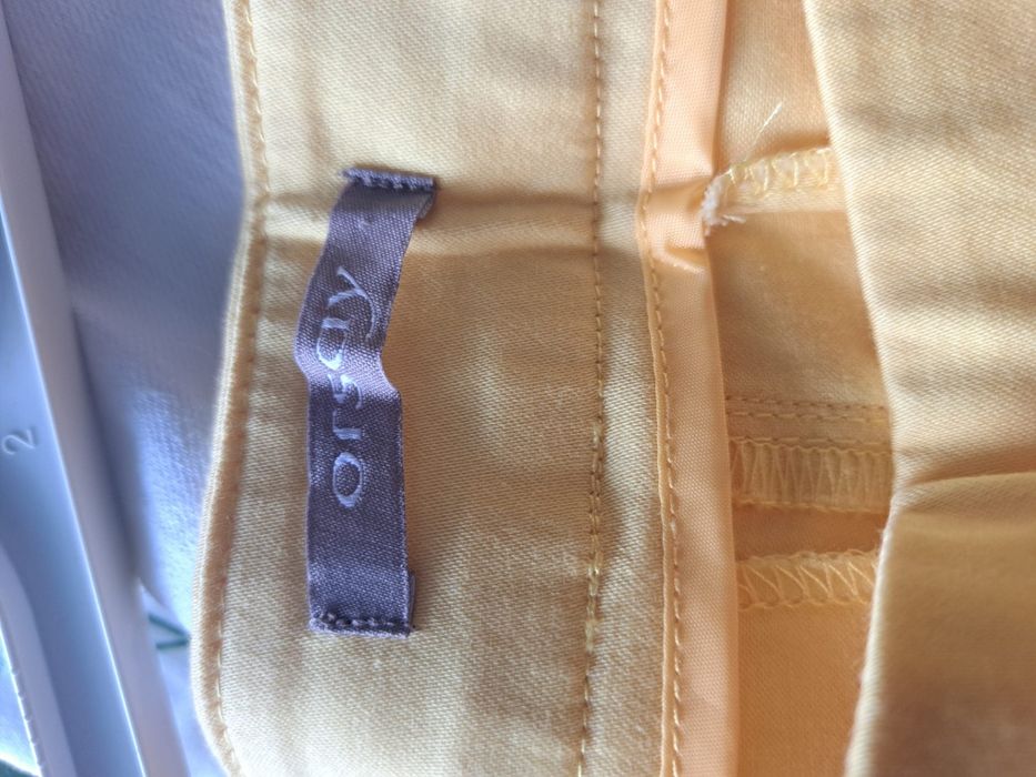 Żółte spodnie damskie rozmiar 34