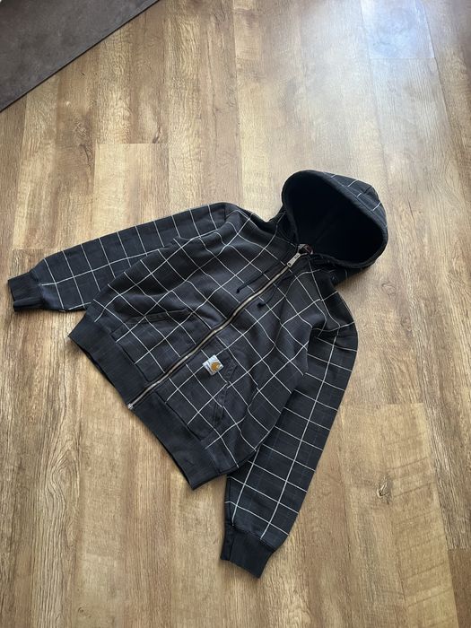 Sk8 y2k Vintage широкая Зип худи Carhartt