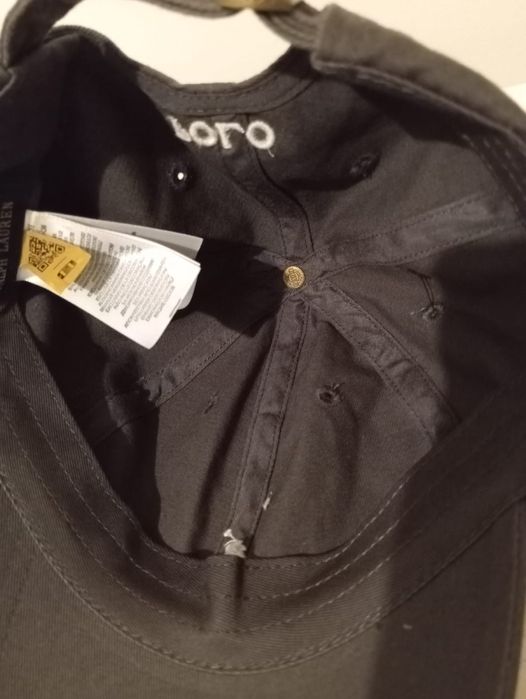 Boné cinza Ralp Lauren