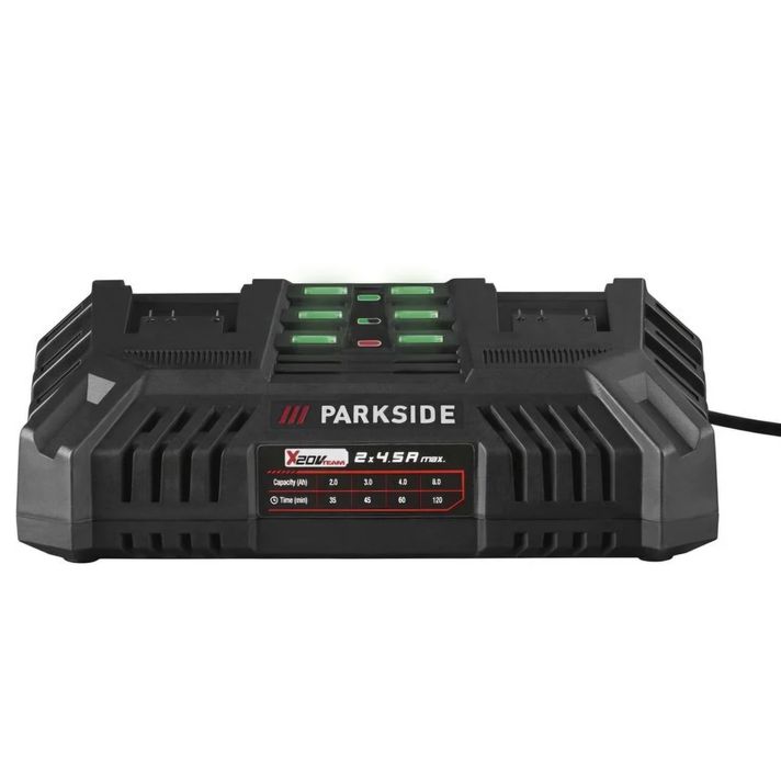 Carregador duplo 20V parkside 4,5ah