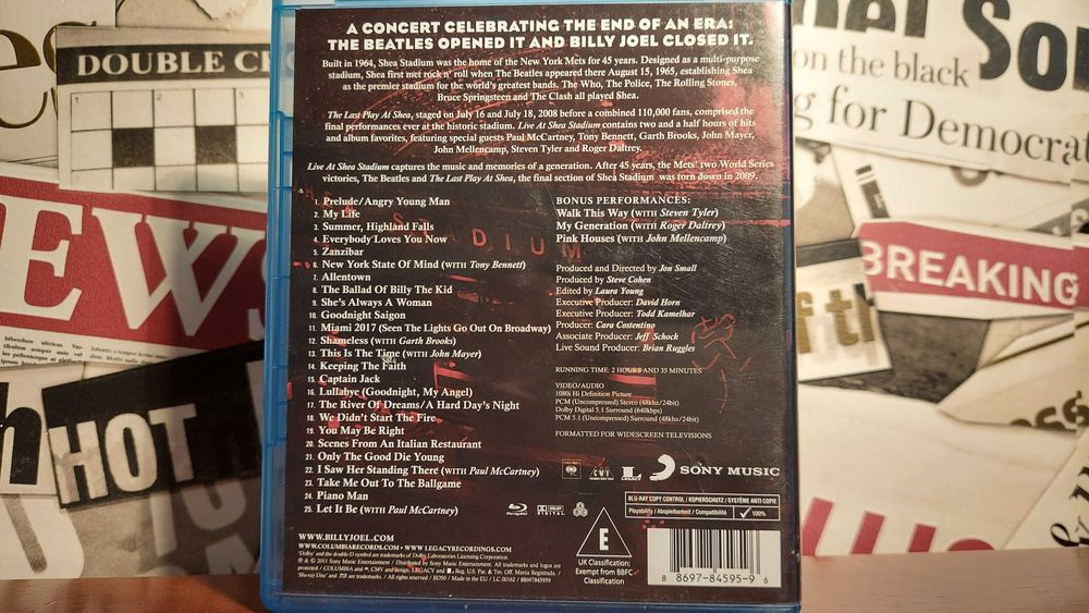 Billy Joel - Live At Shea Stadium The Concert Koncert na Blu-ray