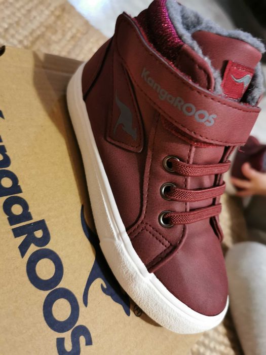 Ciepłe zimowe sneakersy Kangaroos 25 nowe