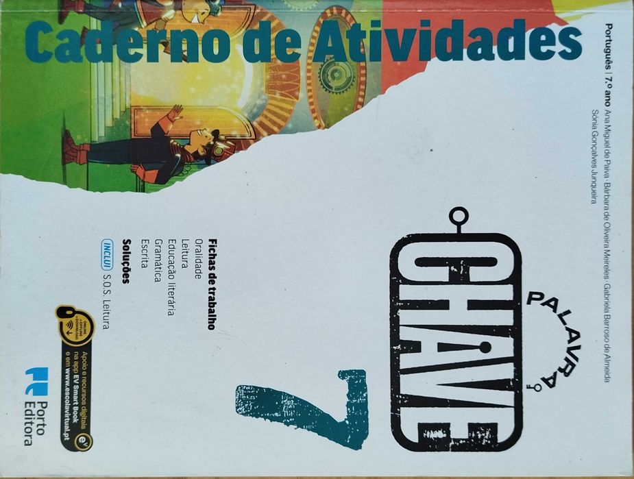 Livros escolares de actividades do 7º ano