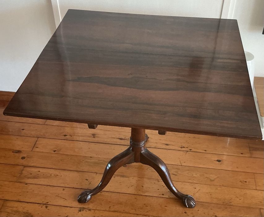 Mesa pau santo maciça inglesa sec XIX