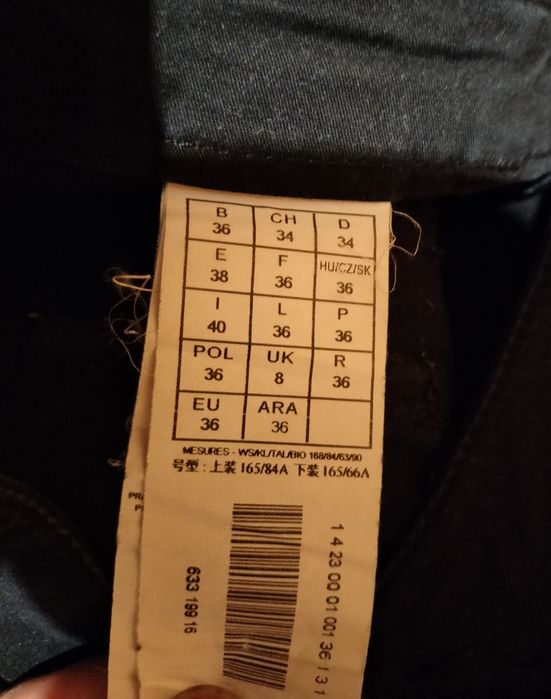Bermudy / Spodnie za kolano damskie Promod czarne rozm. 36