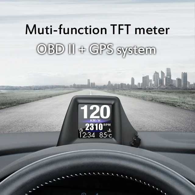 Head up Nawigacja Tir gps ciężarówka komputer obd2 boost czujnik oleju