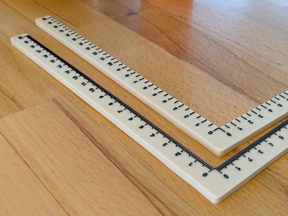 Esquadro de carpinteiro de 20 cm para medir ângulos