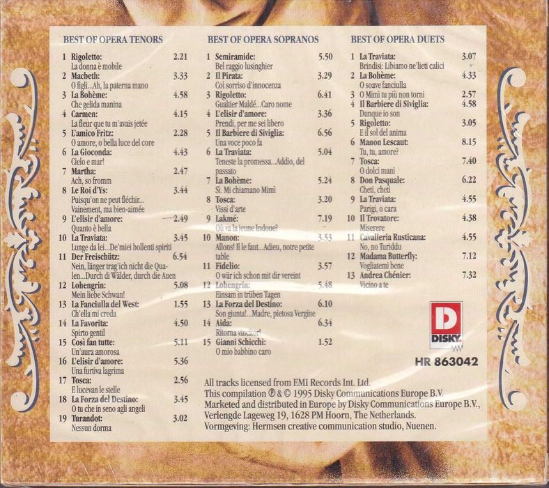 Best of Opera (3 CD Box)