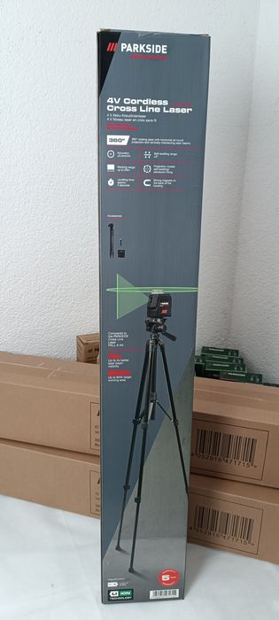 Лазерний рівень, Нівелір 360° PKLLP 360 B3,  PARKSIDE, парксайд, лазер
