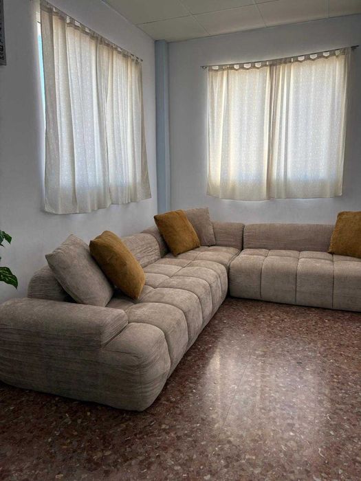 Sofa modular castanho Novo Paga na ato entrega Envio GRATIS