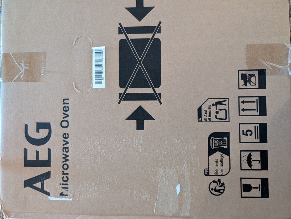 Micro-ondas Encastre AEG - Com Grill - 23L - Novo c/garantia