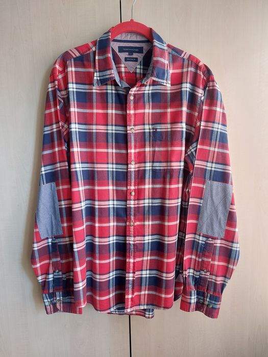 Koszula męska w kratę Tommy Hilfiger - L