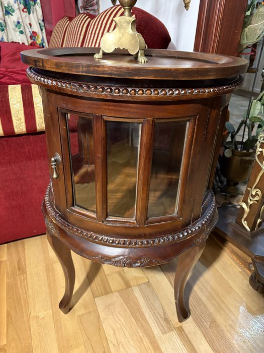 Sprzedam okrągły barek w stylu kolonialnym w kolorze palisandru :)