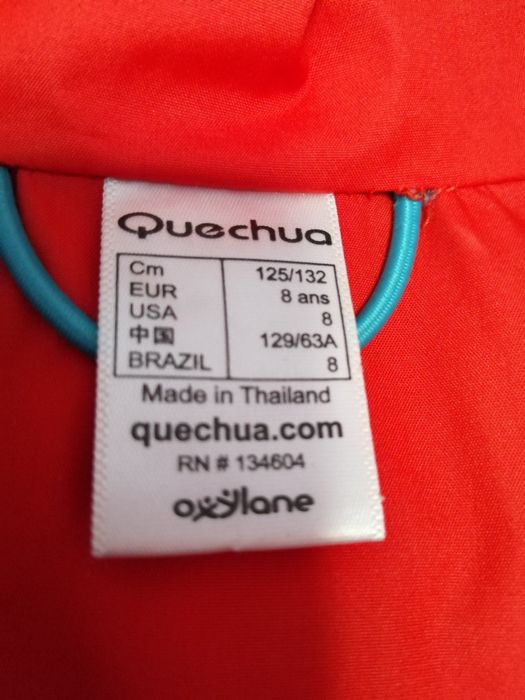 Kurtka wiosenna firmy Dekatlon.