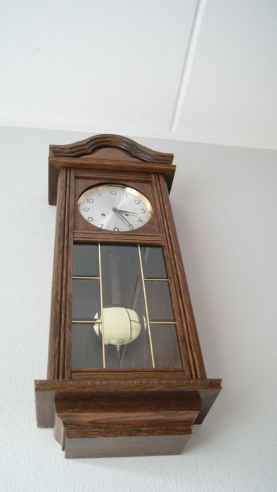 176 Zegar wiszący mechaniczny Franz Hermle Jeka lata 80