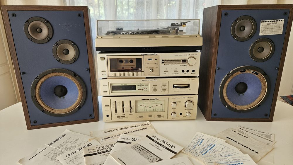 Marantz wieża vintage retro SD1030 ST450 HD435 PM450
SD1030
ST450
HD43