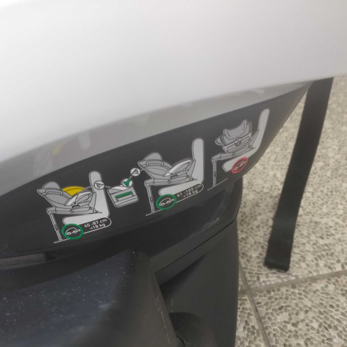 Cadeira isofix rotativa BeSafe