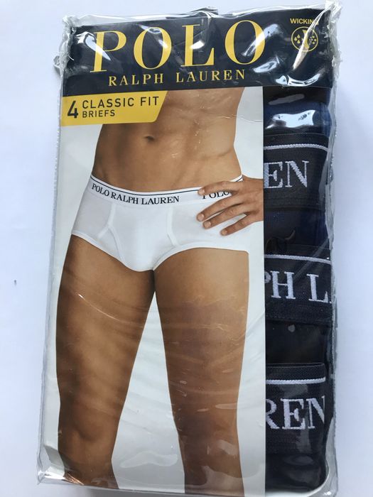 Slipy męskie RALPH LAUREN 4 pak S
