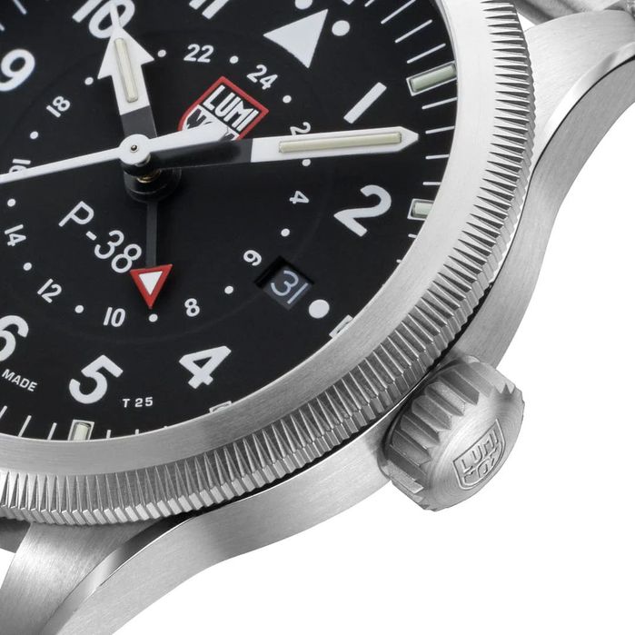 Годинник LUMINOX Air Pilot XA.9522 Lightning P-38 GMT 42 mm. 100 MT.