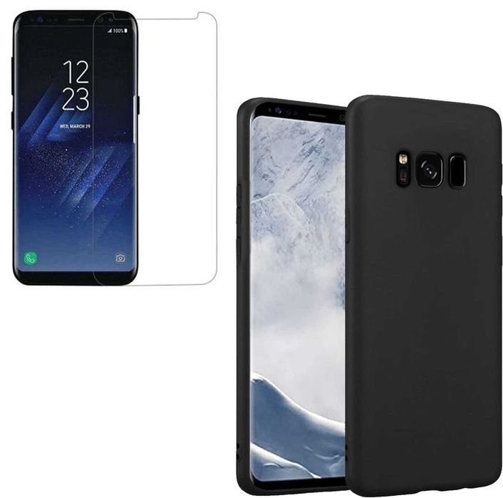 Etui Slim Matt do Samsung Galaxy S8 Plus G955F + Szkło Hartowane
