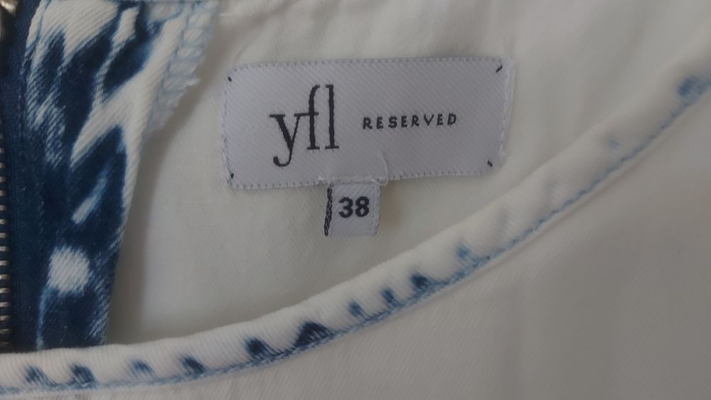 Sukienka dżinsowa bez rękawów Reserved roz 38