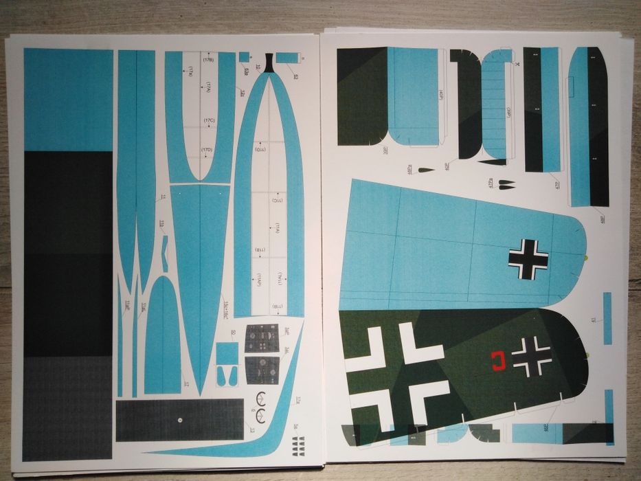 Модель з картону Dornier Do-18D