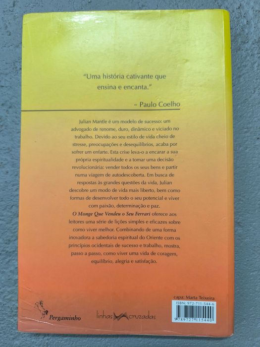 O Monge Que Vendeu o Seu Ferrari — Robin Sharma (Pergaminho)