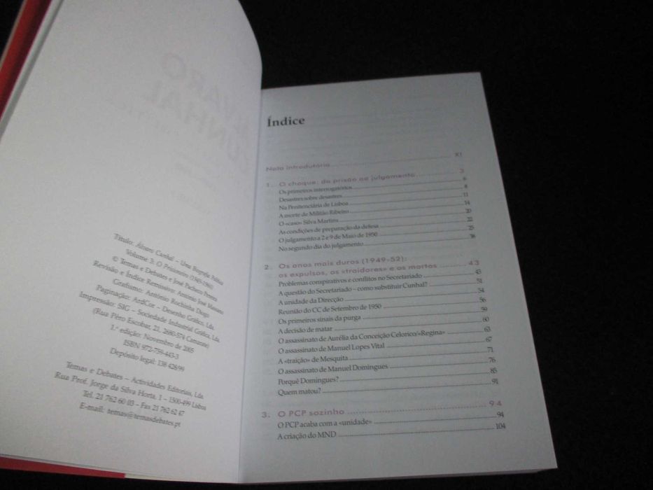 Livros Álvaro Cunhal Uma Biografia Política José Pacheco Pereira 4 Vol
