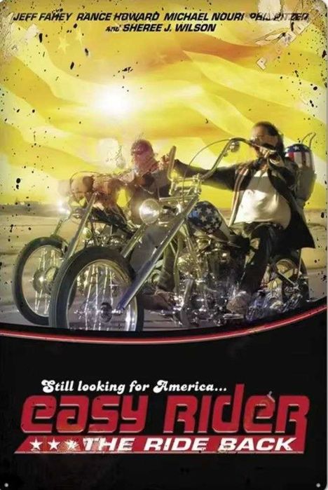 Плакат постер на холсте "Easy Rider: The Ride Back" - 40x50 см