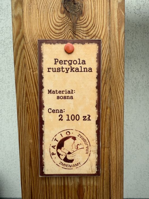 Pergola - ogrodowa - trejaż